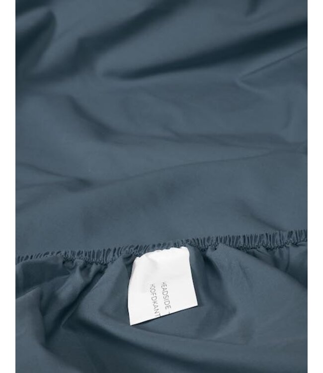 Essenza Premium Percale Hoeslaken Stone blue