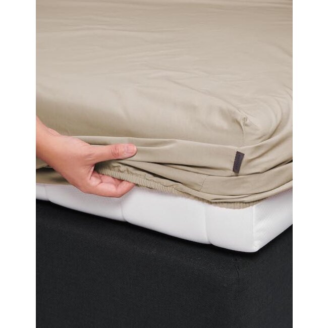 Essenza Premium Percale Hoeslaken Cement