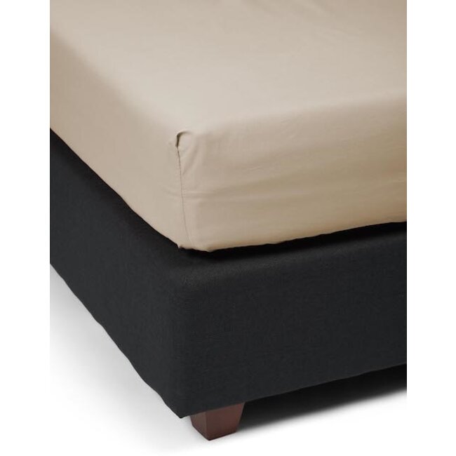 Essenza Premium Percale Hoeslaken Cement