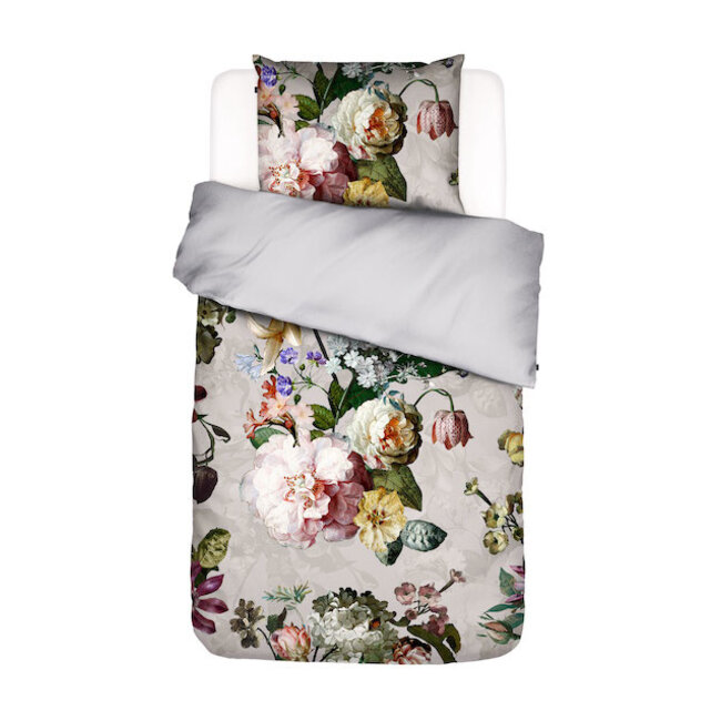 Essenza Fleur Grey Dekbedovertrek