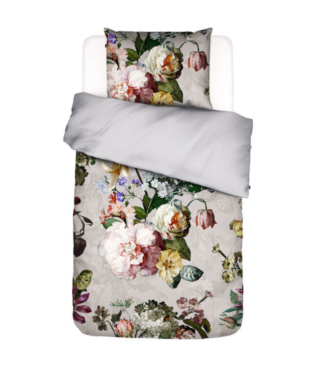 Essenza Fleur Grey Dekbedovertrek