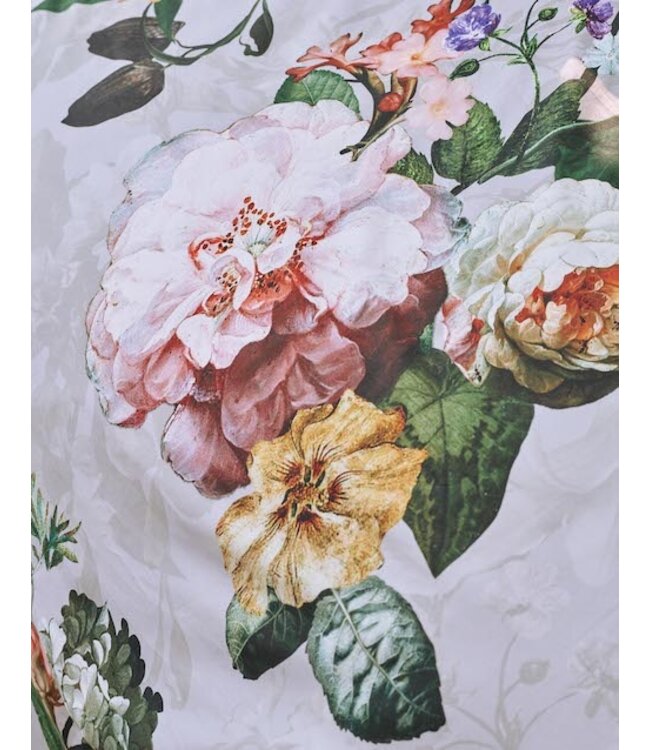 Essenza Fleur Grey Dekbedovertrek