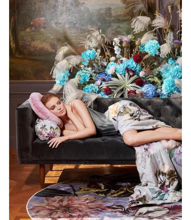 Essenza Fleur Grey Dekbedovertrek