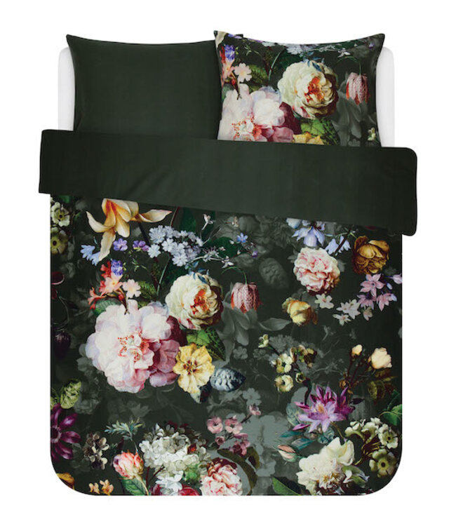 Essenza Fleur Green Dekbedovertrek