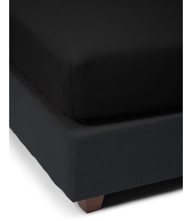 Essenza The Perfect Organic Jersey Hoeslaken Black