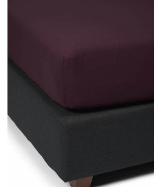 Essenza Essenza The Perfect Organic Jersey Hoeslaken Burgundy