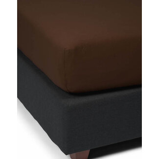 Essenza The Perfect Organic Jersey Hoeslaken Chocolate