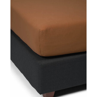 Essenza The Perfect Organic Jersey Hoeslaken Leather brown