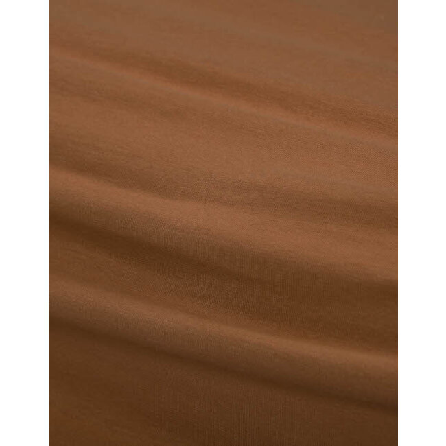 Essenza The Perfect Organic Jersey Hoeslaken Leather brown