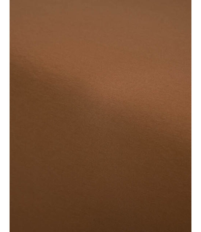 Essenza The Perfect Organic Jersey Hoeslaken Leather brown