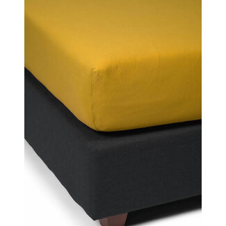 Essenza The Perfect Organic Jersey Hoeslaken Mustard