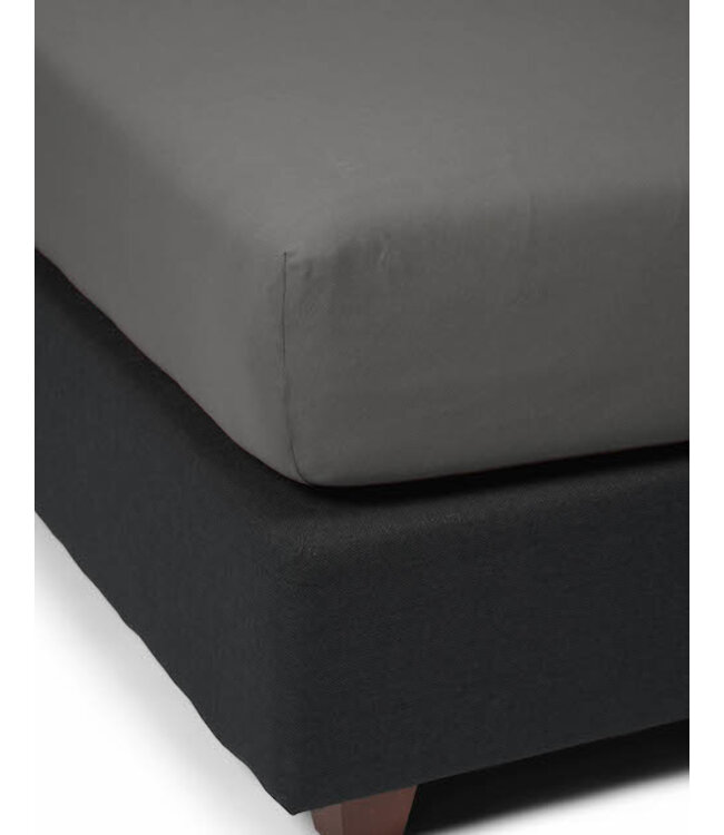 Essenza The Perfect Organic Jersey Hoeslaken Steel grey