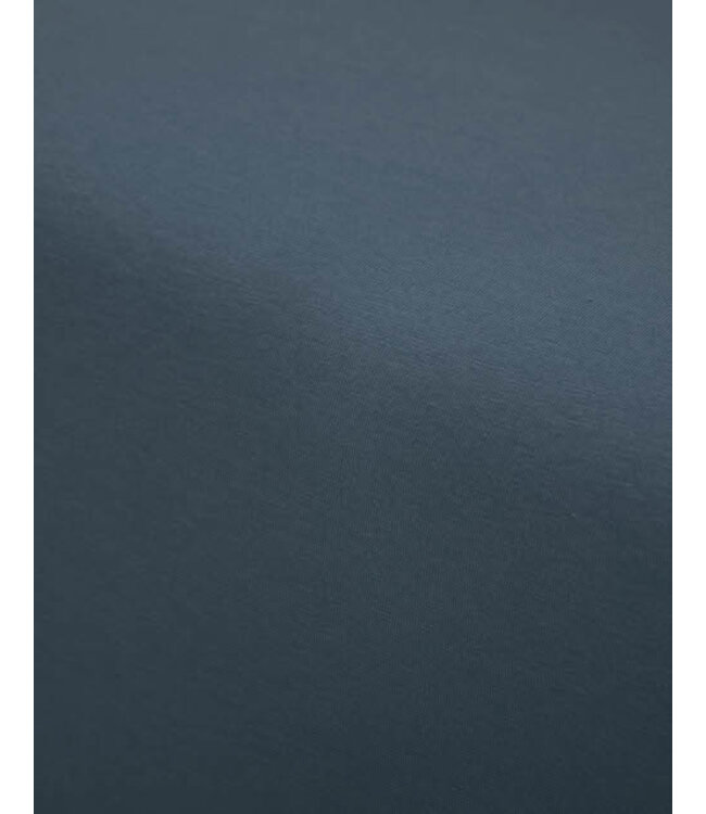 Essenza The Perfect Organic Jersey Hoeslaken Stone blue