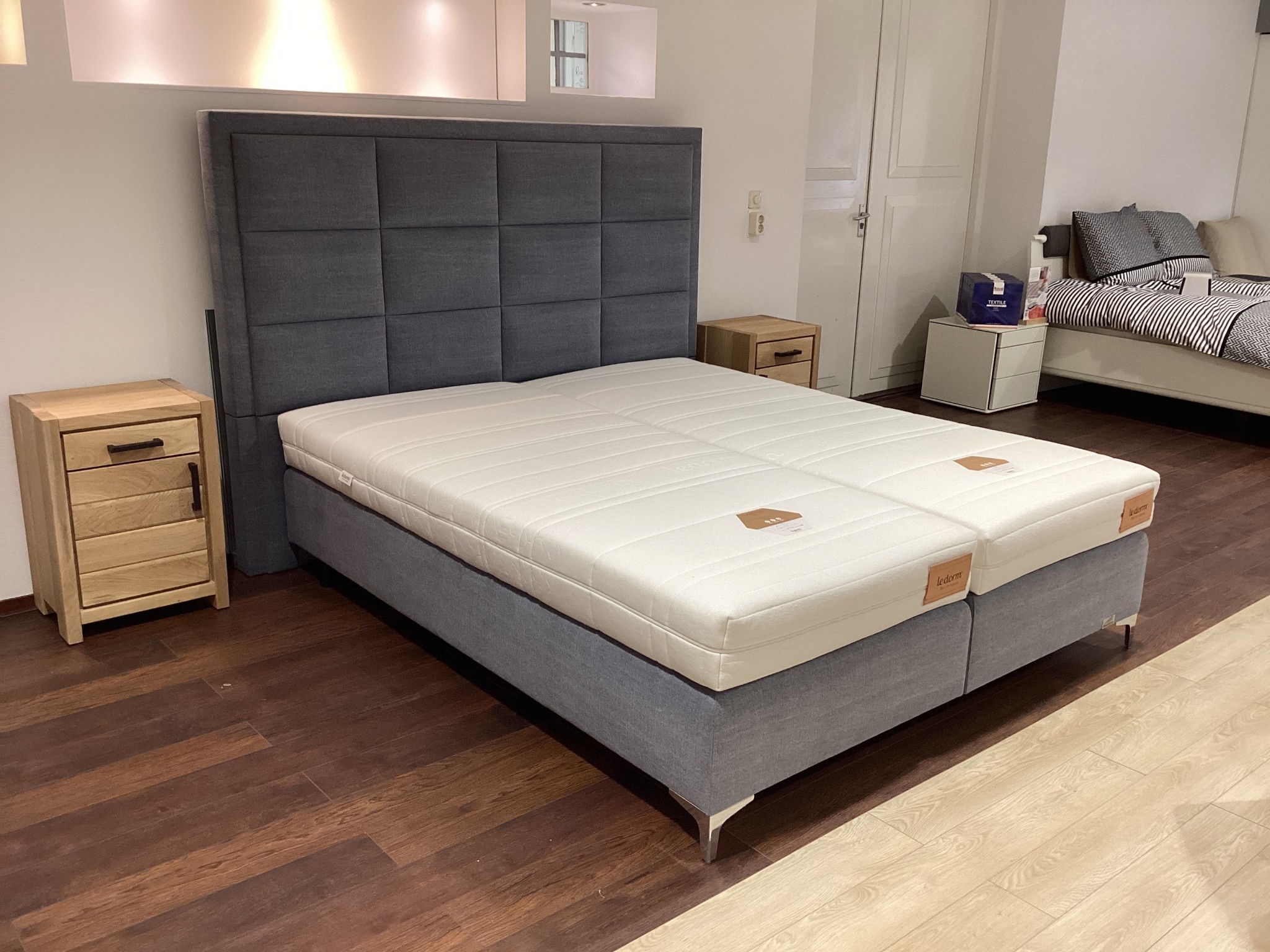 Bedderie Verviers 180x210 cm Boxspring denim blue