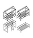 Lifetime 4-in-1 house bed