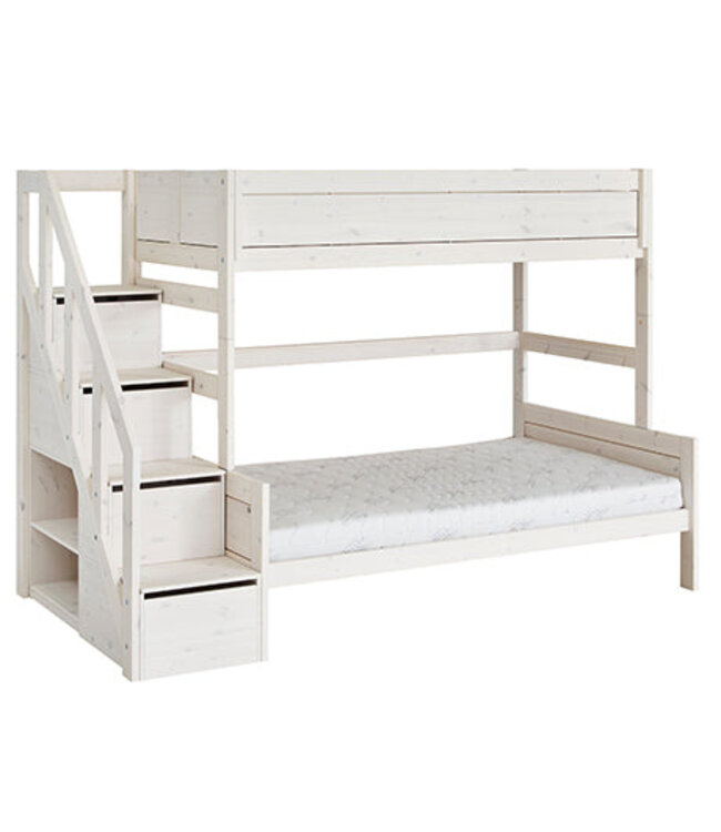 Lifetime stapelbed family 90-120 met trapkast