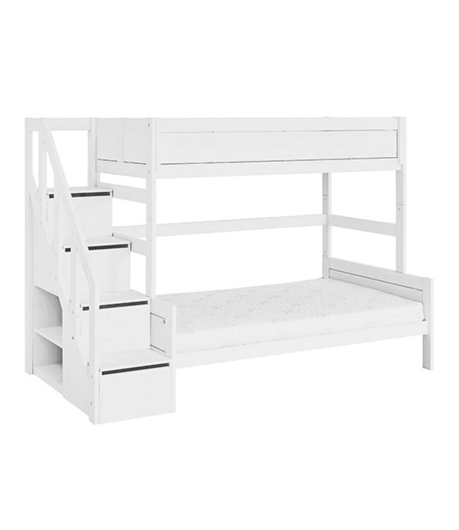 Lifetime stapelbed family 90-120 met trapkast