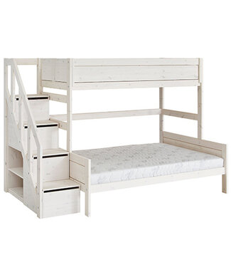 Lifetime Lifetime stapelbed family 90-140 met trapkast