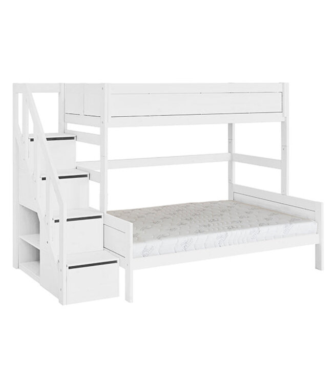 Lifetime stapelbed family 90-140 met trapkast