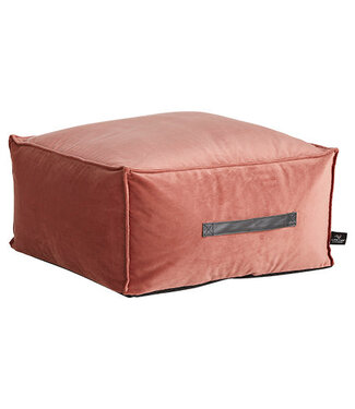 Lifetime Lifetime vierkant zitkussen - velours dark blush