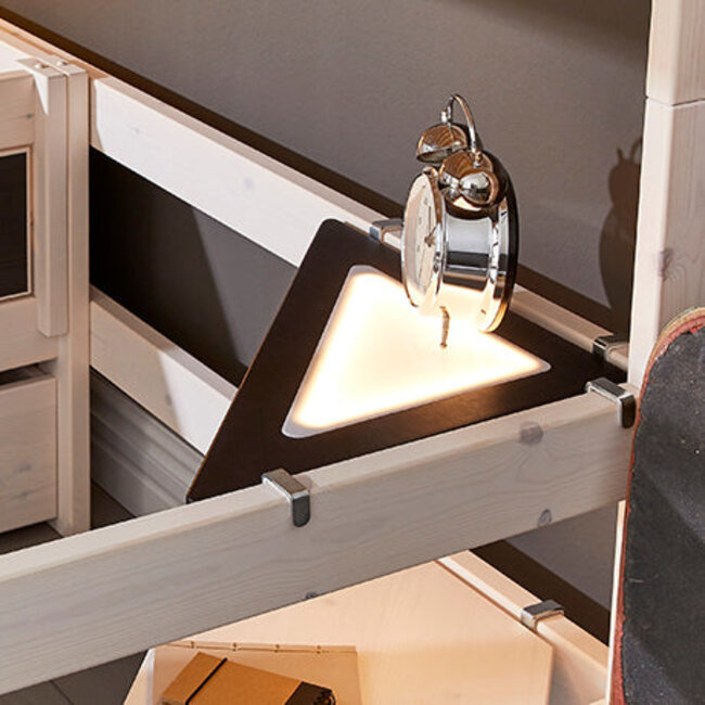 Lifetime hoeklegplank met led licht