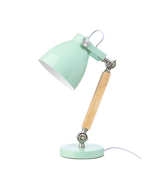 Lifetime Lifetime bureaulamp hout / metaal - mint