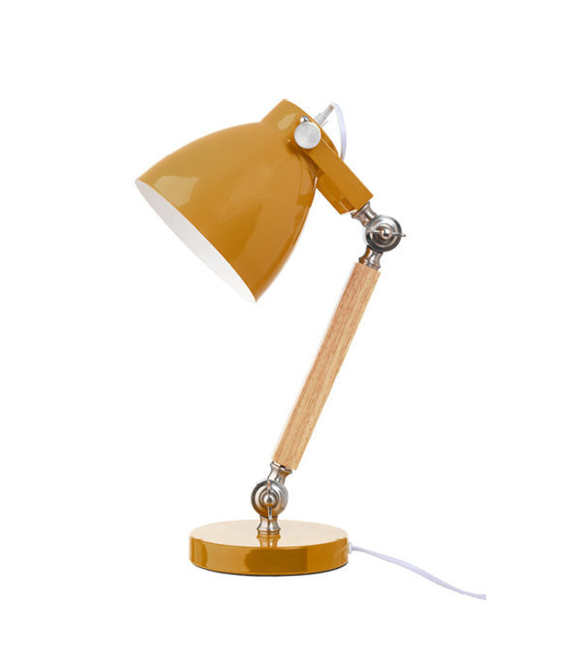 Lifetime bureaulamp hout / metaal - bronze