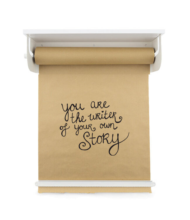 Lifetime kraft paper roll met legplank / 20m