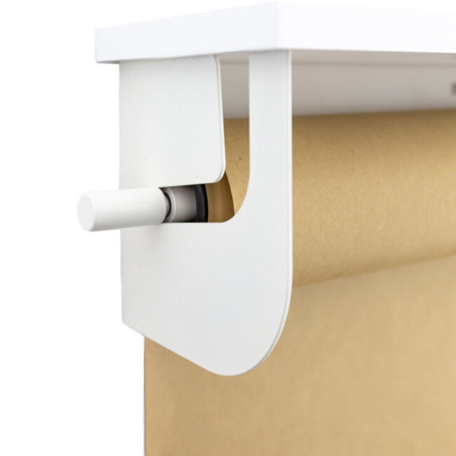 Lifetime kraft paper roll met legplank / 20m