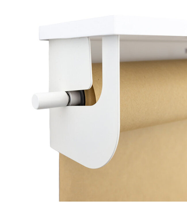 Lifetime kraft paper roll met legplank / 20m