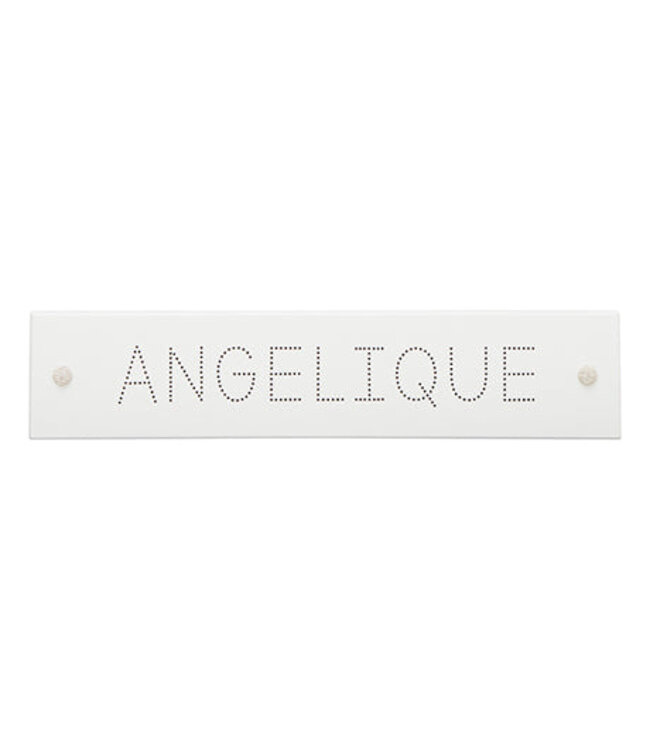 Lifetime naambord - lettertype dots