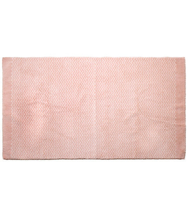Lifetime vloerkleed zigzag roze