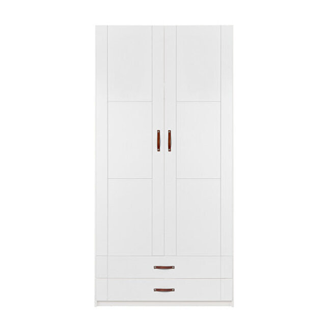 Lifetime kledingkast 100 cm met kastindeling en  2 laden