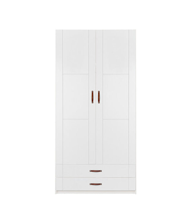 Lifetime kledingkast 100 cm met kastindeling en  2 laden
