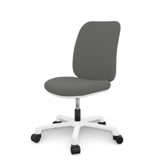 Lifetime burostoel model comfort / grijs / wit