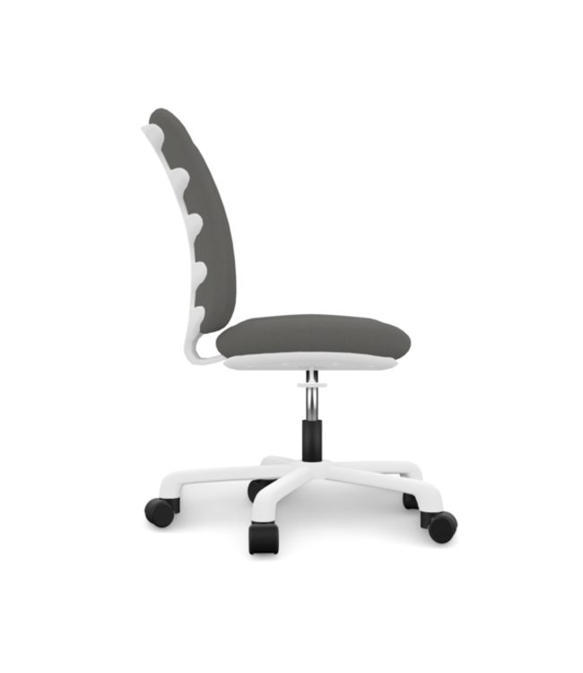 Lifetime burostoel model comfort / grijs / wit