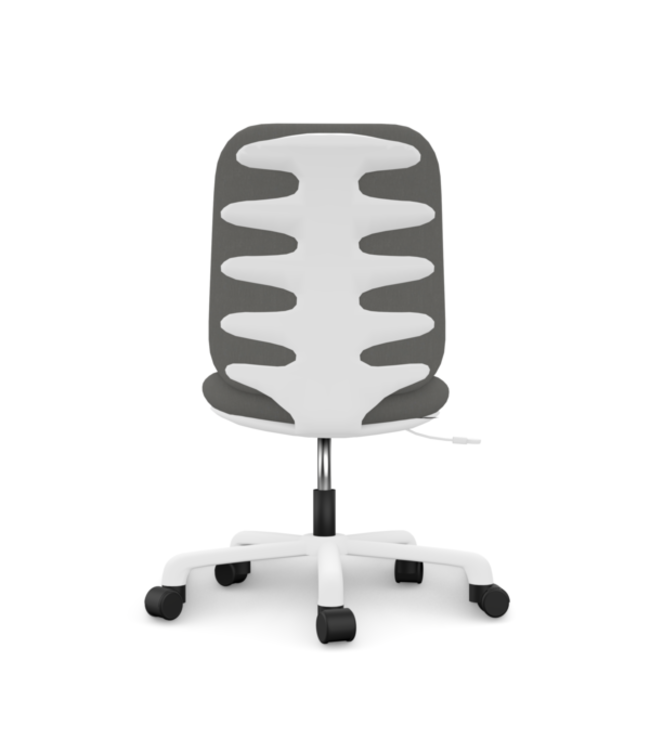 Lifetime burostoel model comfort / grijs / wit