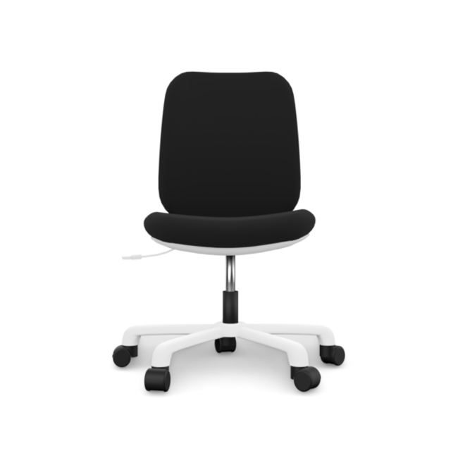 Lifetime bureaustoel model comfort / zwart / wit