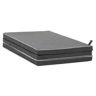 Lifetime bedverkleiner / vouwmatras antraciet