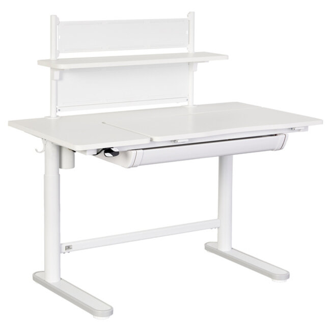 Lifetime ergo-r electr. verstelbaar bureau/ r. flip deel