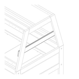 Lifetime Lifetime safety rail voor dak hangout greywash