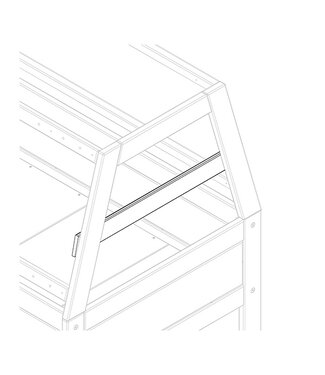 Lifetime Lifetime safety rail voor dak hangout greywash