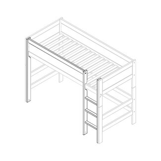 Lifetime Lifetime schuine trap + delen voor hoogslaper h: 152cm