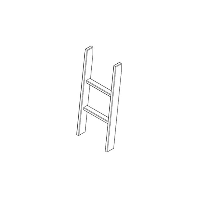 Lifetime korte ladder 2 traptreden voor hangout