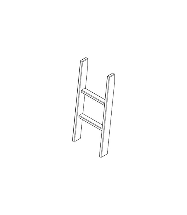 Lifetime korte ladder 2 traptreden voor hangout