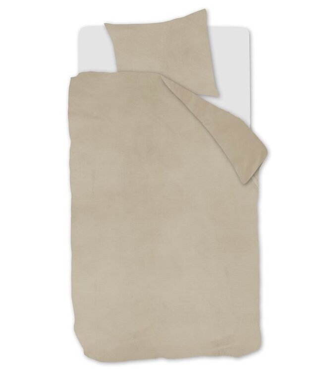 At Home by Beddinghouse Cosy Corduroy Dekbedovertrek Off-white