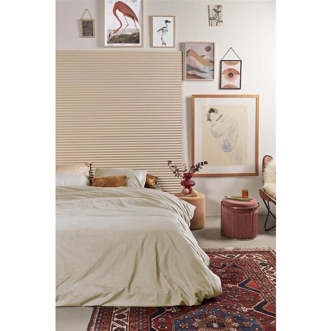 At Home by Beddinghouse Cosy Corduroy Dekbedovertrek Off-white