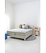 Auping Organic Satijnkatoen Hoeslaken Topper light grey