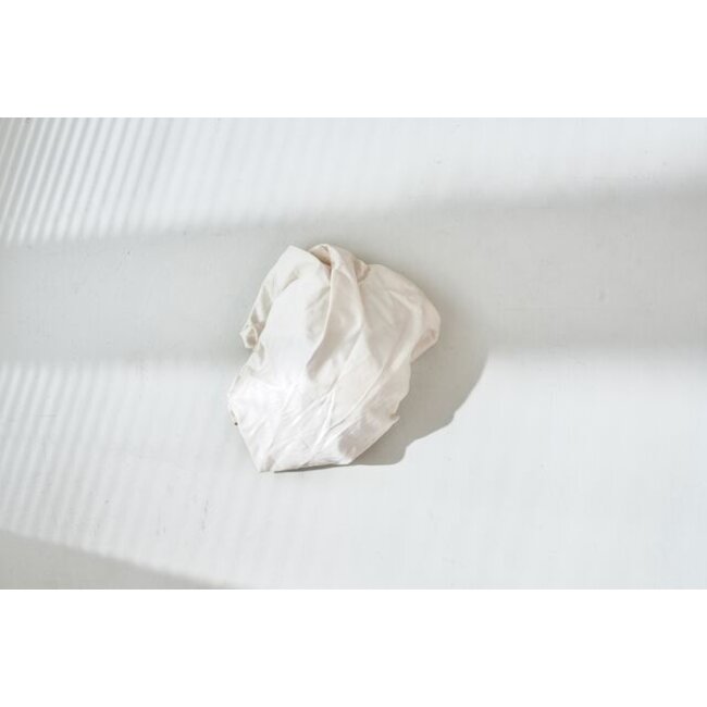 Auping Organic Satijnkatoen Hoeslaken Topper off white