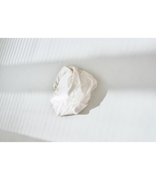 Auping Organic Satijnkatoen Hoeslaken Topper off white
